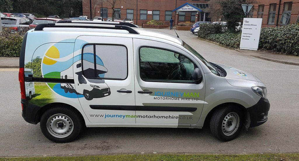van wrap design and print drivers side view doncaster